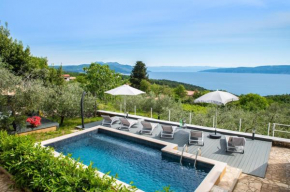Apartment casa LENU with Pool and amazing sea view